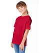 Hanes Youth Essential-T T-Shirt deep red ModelQrt