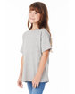Hanes Youth Essential-T T-Shirt light steel ModelQrt