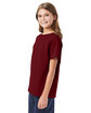 Hanes Youth Essential-T T-Shirt athltc cardinal ModelQrt