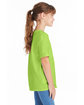 Hanes Youth Essential-T T-Shirt LIME ModelSide