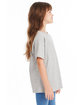 Hanes Youth Essential-T T-Shirt LIGHT STEEL ModelSide