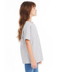 Hanes Youth Essential-T T-Shirt ASH ModelSide