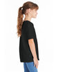 Hanes Youth Essential-T T-Shirt BLACK ModelSide