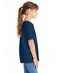 Hanes Youth Essential-T T-Shirt NAVY ModelSide