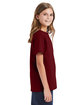 Hanes Youth Essential-T T-Shirt athltc cardinal ModelSide