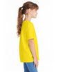 Hanes Youth Essential-T T-Shirt athletic yellow ModelSide