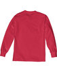 Hanes Youth Authentic-T Long-Sleeve T-Shirt deep red FlatBack
