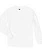 Hanes Youth Authentic-T Long-Sleeve T-Shirt white FlatFront