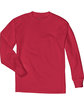 Hanes Youth Authentic-T Long-Sleeve T-Shirt deep red FlatFront