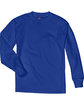 Hanes Youth Authentic-T Long-Sleeve T-Shirt deep royal FlatFront