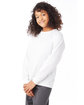 Hanes Youth Authentic-T Long-Sleeve T-Shirt white ModelQrt