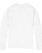 Hanes Unisex 6.1 oz. Tagless® Long-Sleeve T-Shirt white FlatBack