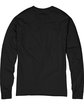 Hanes Unisex 6.1 oz. Tagless® Long-Sleeve T-Shirt black FlatBack