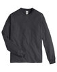 Hanes Unisex 6.1 oz. Tagless® Long-Sleeve T-Shirt charcoal heather FlatFront