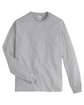 Hanes Adult Authentic-T Long-Sleeve T-Shirt LIGHT STEEL FlatFront