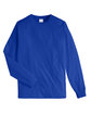 Hanes Unisex 6.1 oz. Tagless® Long-Sleeve T-Shirt deep royal FlatFront