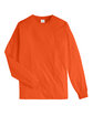 Hanes Unisex 6.1 oz. Tagless® Long-Sleeve T-Shirt orange FlatFront