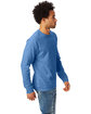 Hanes Adult Authentic-T Long-Sleeve T-Shirt CAROLINA BLUE ModelSide