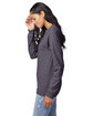 Hanes Unisex 6.1 oz. Tagless® Long-Sleeve T-Shirt charcoal heather ModelSide