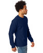 Hanes Adult Authentic-T Long-Sleeve T-Shirt NAVY ModelSide