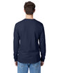 Hanes Men's Authentic-T Long-Sleeve Pocket T-Shirt  ModelBack
