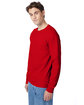 Hanes Men's Authentic-T Long-Sleeve Pocket T-Shirt deep red ModelQrt