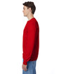 Hanes Men's Authentic-T Long-Sleeve Pocket T-Shirt DEEP RED ModelSide