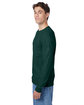 Hanes Men's Authentic-T Long-Sleeve Pocket T-Shirt DEEP FOREST ModelSide