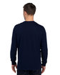 Jerzees Adult Premium Blend Long-Sleeve T-Shirt j navy ModelBack