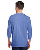 Jerzees Adult Premium Blend Long-Sleeve T-Shirt purple iris ModelBack