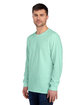 Jerzees Adult Premium Blend Long-Sleeve T-Shirt mint to be ModelSide
