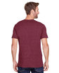 Jerzees Adult Premium Blend Ring-Spun T-Shirt MAROON HEATHER ModelBack
