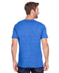 Jerzees Adult Premium Blend Ring-Spun T-Shirt RETRO HTH ROYAL ModelBack