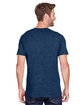 Jerzees Adult Premium Blend Ring-Spun T-Shirt INDIGO HEATHER ModelBack