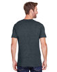Jerzees Adult Premium Blend Ring-Spun T-Shirt BLACK INK HEATHR ModelBack