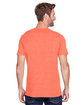 Jerzees Adult Premium Blend Ring-Spun T-Shirt VIN HTHR ORANGE ModelBack