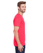 Jerzees Adult Premium Blend Ring-Spun T-Shirt FIERY RED HTHR ModelSide