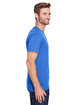 Jerzees Adult Premium Blend Ring-Spun T-Shirt RETRO HTH ROYAL ModelSide