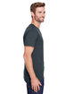 Jerzees Adult Premium Blend Ring-Spun T-Shirt BLACK INK HEATHR ModelSide