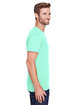 Jerzees Adult Premium Blend Ring-Spun T-Shirt MINT TO BE HTHR ModelSide