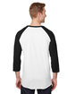 Jerzees Unisex Three-Quarter Sleeve Raglan T-Shirt  ModelBack