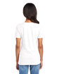 Jerzees Ladies' Premium Blend V-Neck T-Shirt white ModelBack