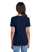 Jerzees Ladies' Premium Blend V-Neck T-Shirt j navy ModelBack