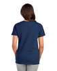 Jerzees Ladies' Premium Blend V-Neck T-Shirt indigo heather ModelBack