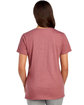Jerzees Ladies' Premium Blend V-Neck T-Shirt heather mauve ModelBack