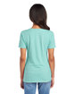 Jerzees Ladies' Premium Blend V-Neck T-Shirt mint to be ModelBack