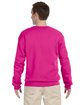 Jerzees Adult NuBlend® Fleece Crew cyber pink ModelBack