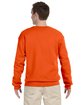 Jerzees Adult NuBlend® Fleece Crew safety orange ModelBack