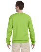 Jerzees Adult NuBlend® Fleece Crew neon green ModelBack