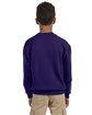 Jerzees Youth NuBlend® Fleece Crew deep purple ModelBack